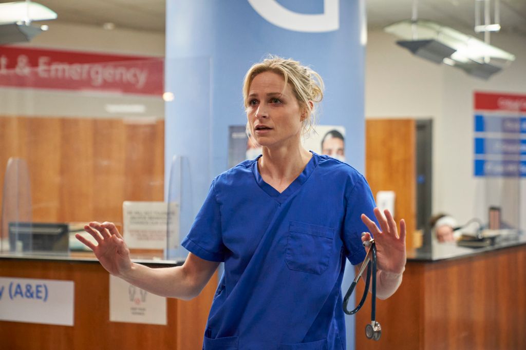 Niamh Algar as Dr Lucinda Edwards in ITV's Malpractice