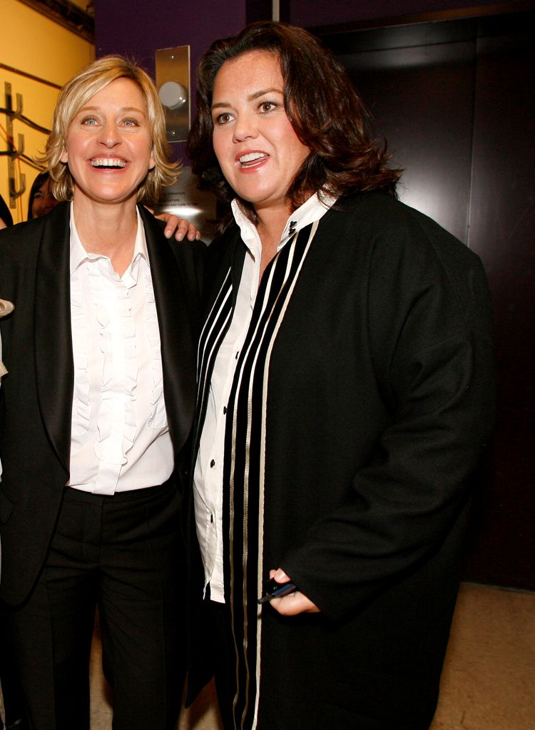 photo of ellen degeneres and rosie odonnell