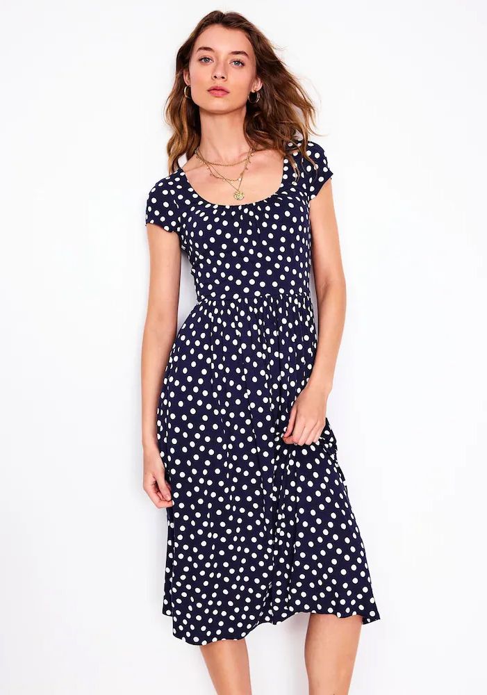 Boden polka dot dress