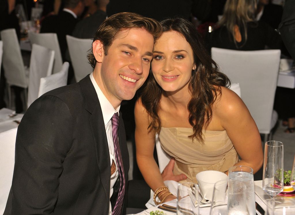 John Krasinski and Emily Blunt attend the 16th Annual ELLE Women in Hollywood Tribute at the Four Seasons Hotel on October 19, 2009 in Beverly Hills, California