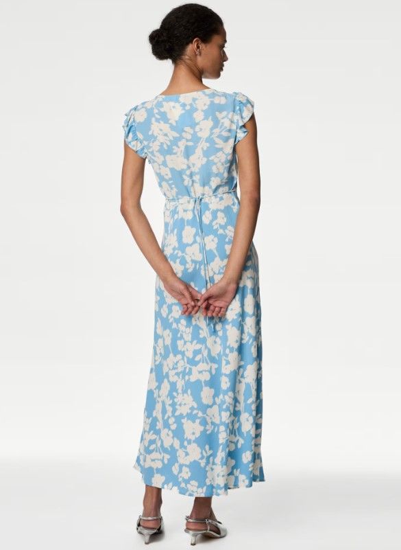 marks and spencer tie back dress 