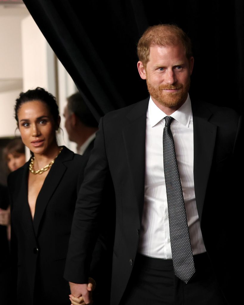 Meghan, Duchess of Sussex and Prince Harry, Duke of Sussex attend the Project Healthy Minds 3rd Annual Gala at Spring Studios 