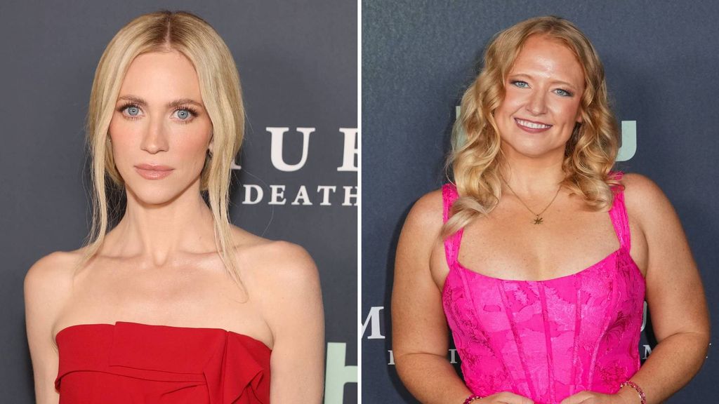 Split image of Brittany Snow and Mandy Matney