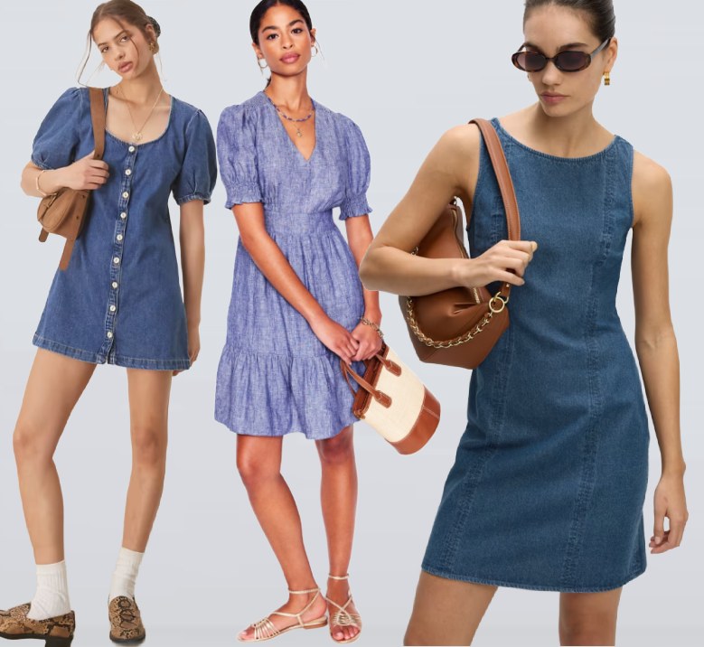 dannii minogue denim dress styling options.
