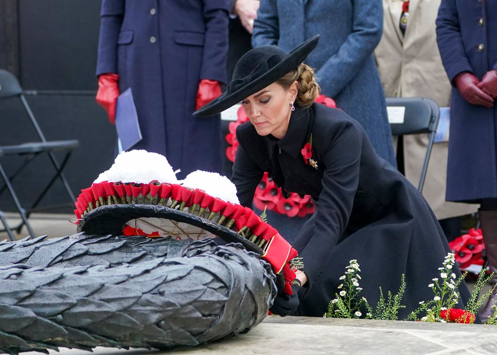 Princess Kate attends the Armistice Day Service of Remembrance
