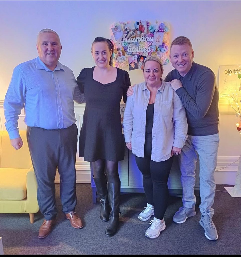 Gary with founders of Baby Loss Retreat 