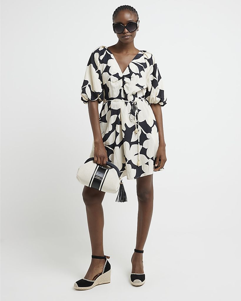 Floral Swing Midi Dress from River Island
