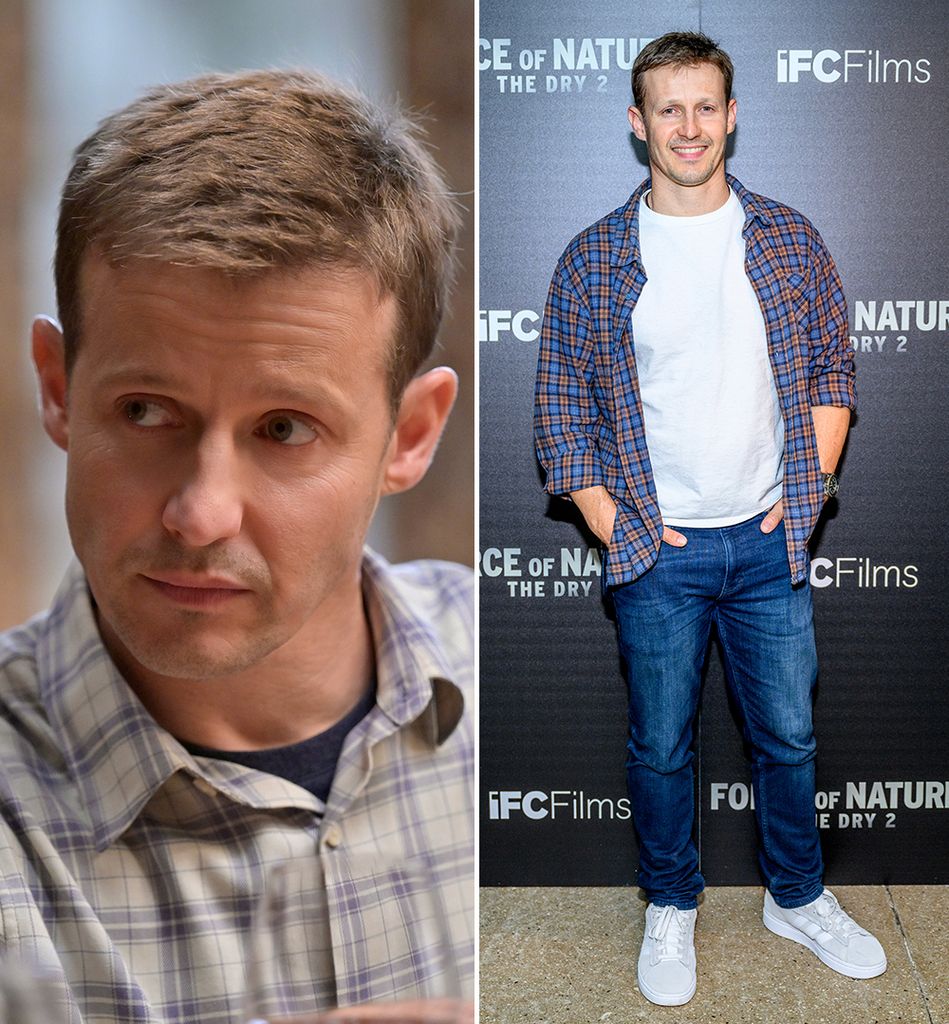 Will Estes in Blue Bloods / Will Estes in jeans and a flannel shirt 