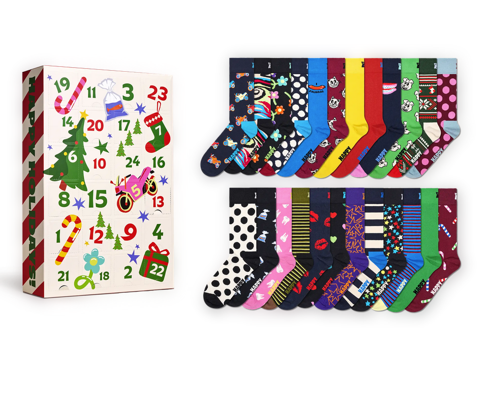 Happy Socks 24-Pack Advent Calendar Gift Set