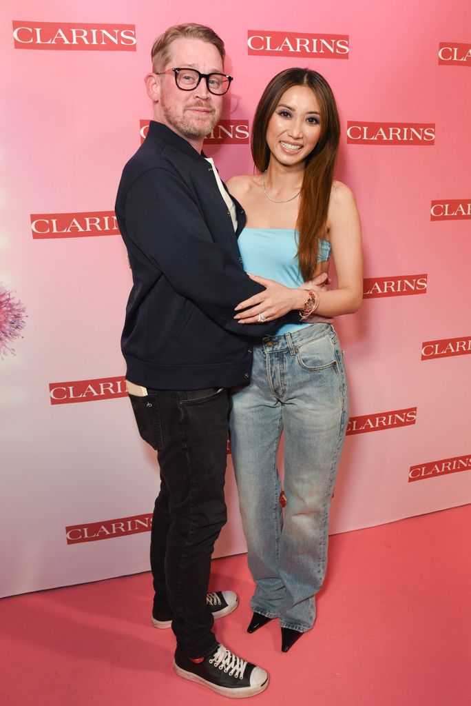 Macaulay Culkin and Brenda Song attend Clarins' new product launch party 