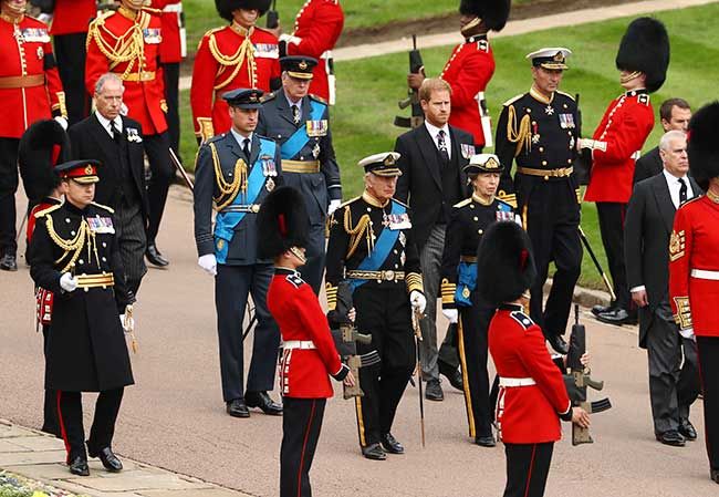 royal family funeral procession
