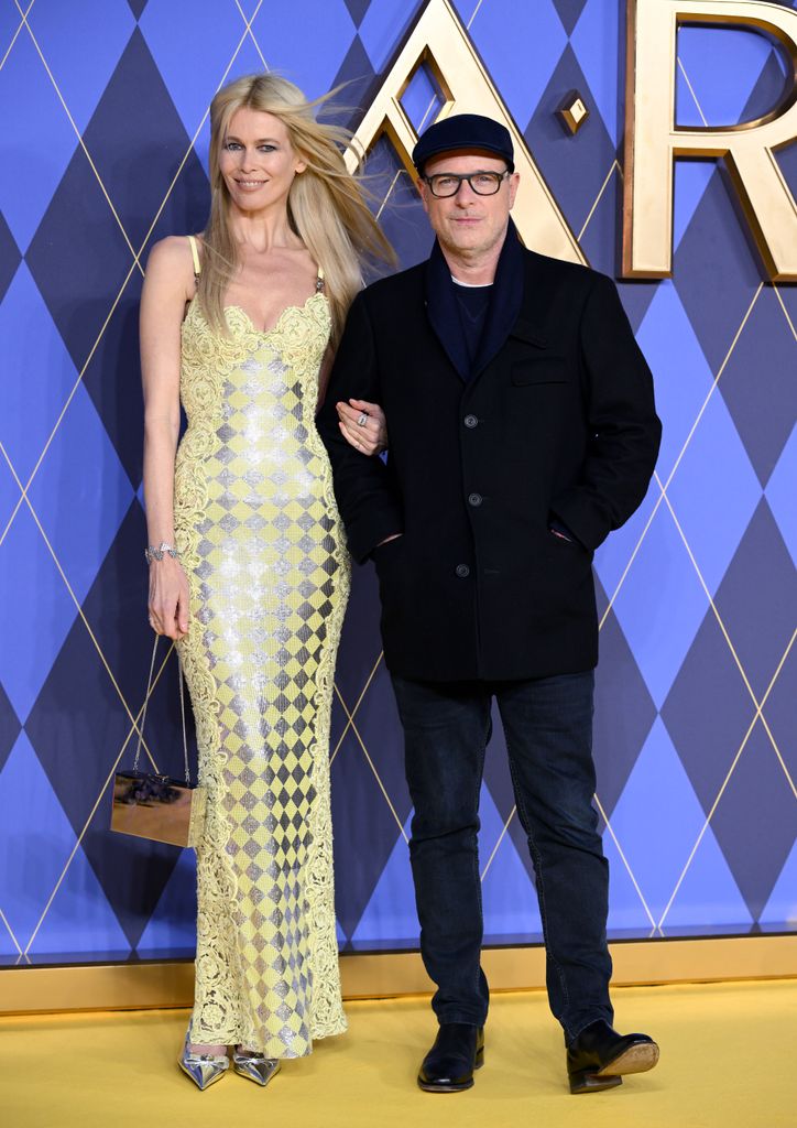 Claudia with husband Matthew Vaughn on red carpet
