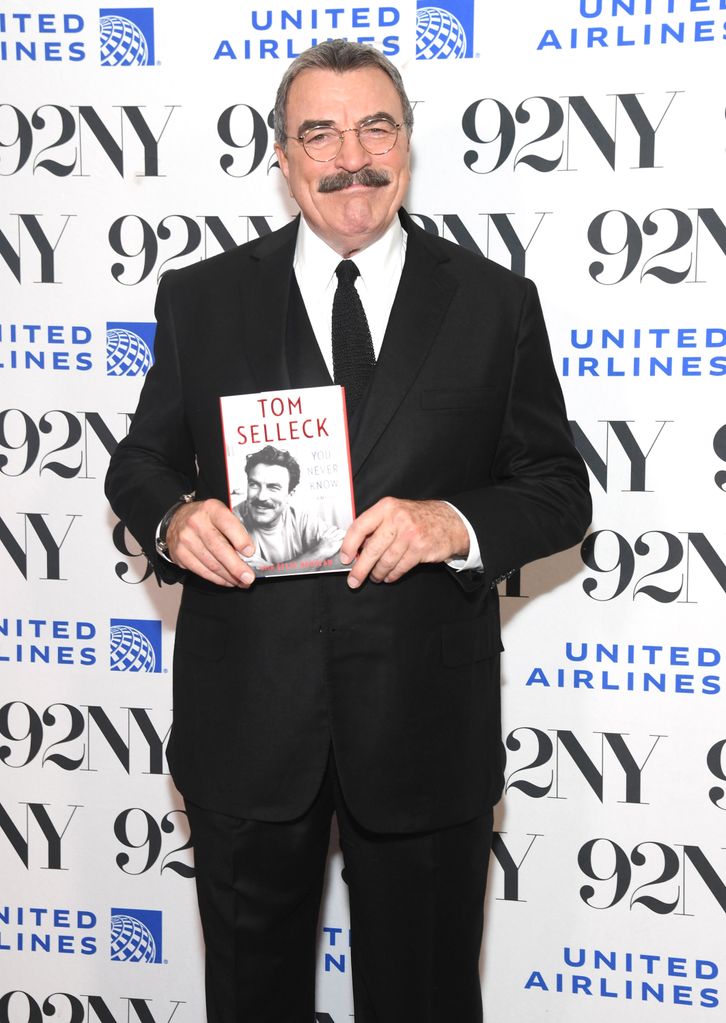 Tom Selleck attends a discussion for the book, "You Never Know: A Memoir" 