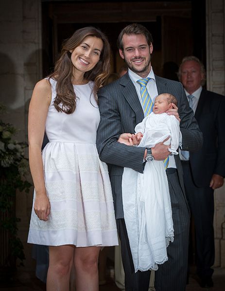 Prince Félix and Princess Claire of Luxembourg baby