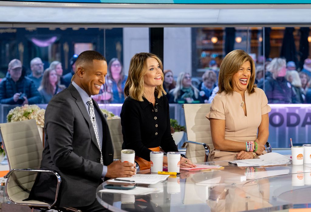 Craig Melvin, Savannah Guthrie, Hoda Kotb on Wednesday, October 16, 2024