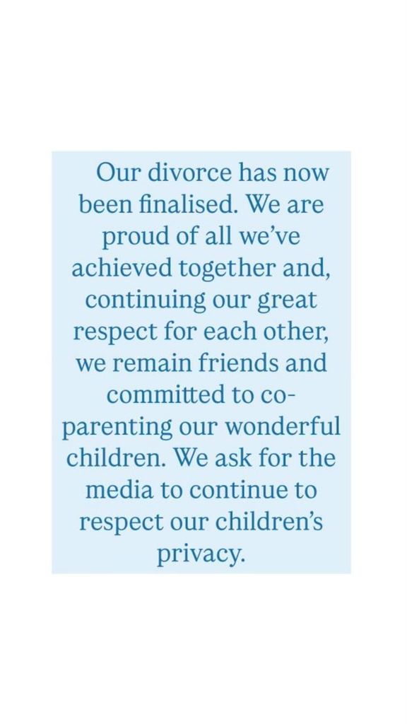 photo of isla fisher and sacha baron cohen statement finalizing divorce