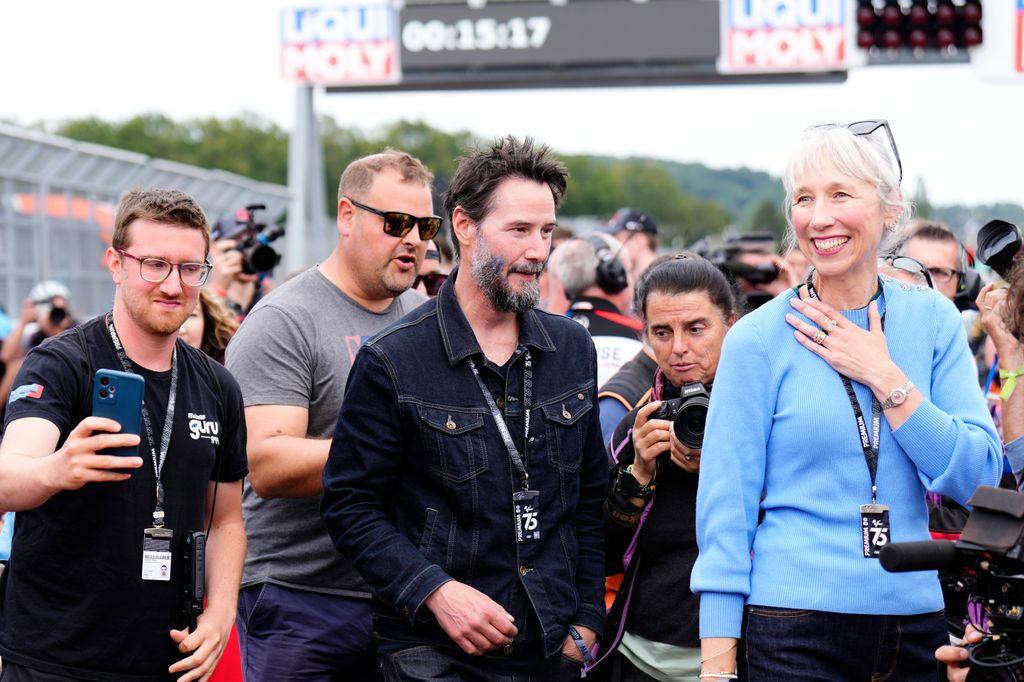 The pair were pictured at the Liqui Moly Motorrad Grand Prix Deutschland at Sachsenring Circuit in July