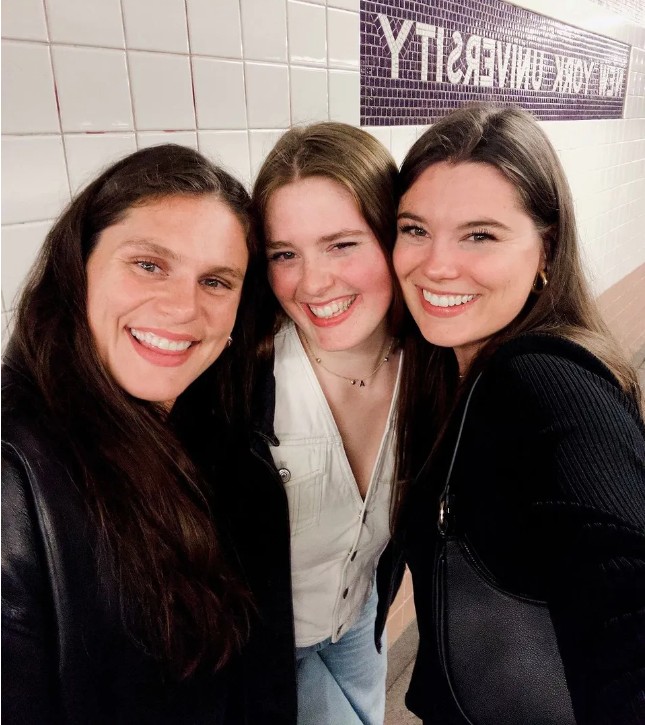 Ilona with her sisters Adrianna and Olivia