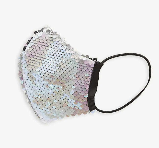silver face mask sequin 3