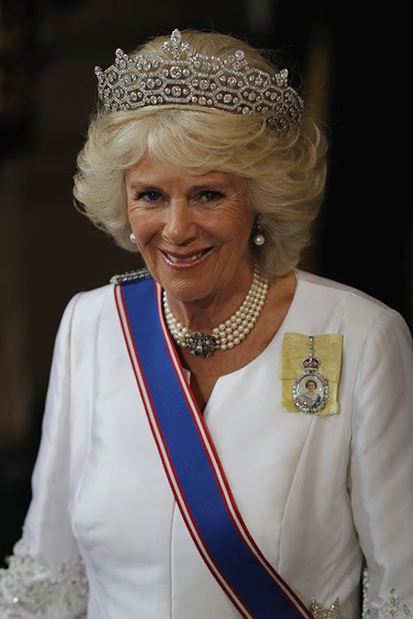 camilla receives Royal Family Order of Queen Elizabeth II 2007.jpg