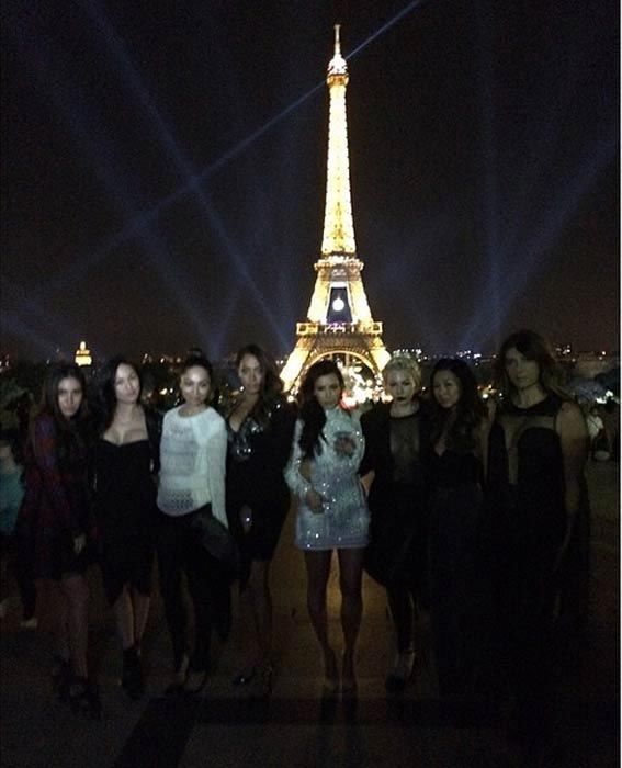 7 Kim Kardashian hen do Paris