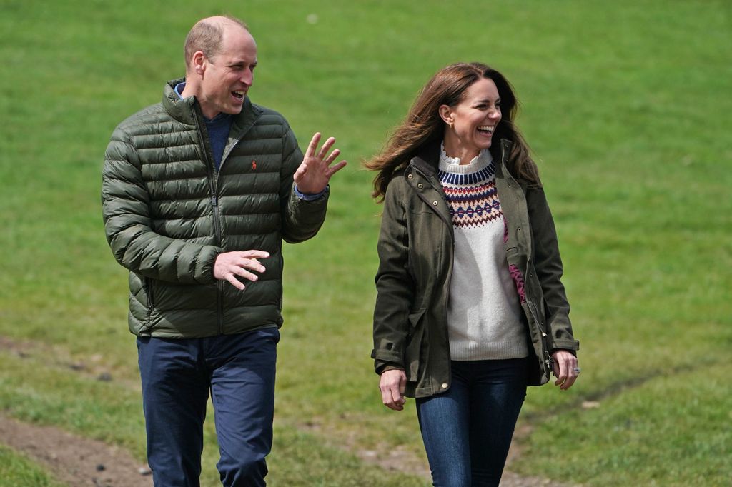 William and Kate in Durham two days before wedding anniversary