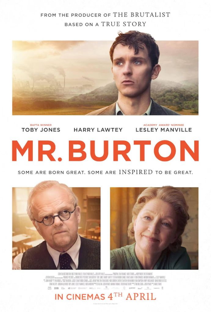 Mr Burton stars Harry Lawtey, Toby Jones and Lesley Manville