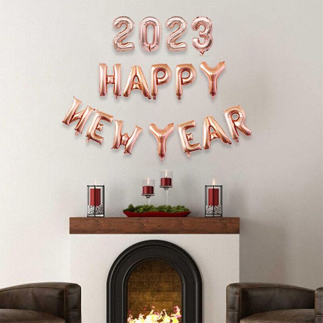 2023 Happy New Year Balloons from eBay