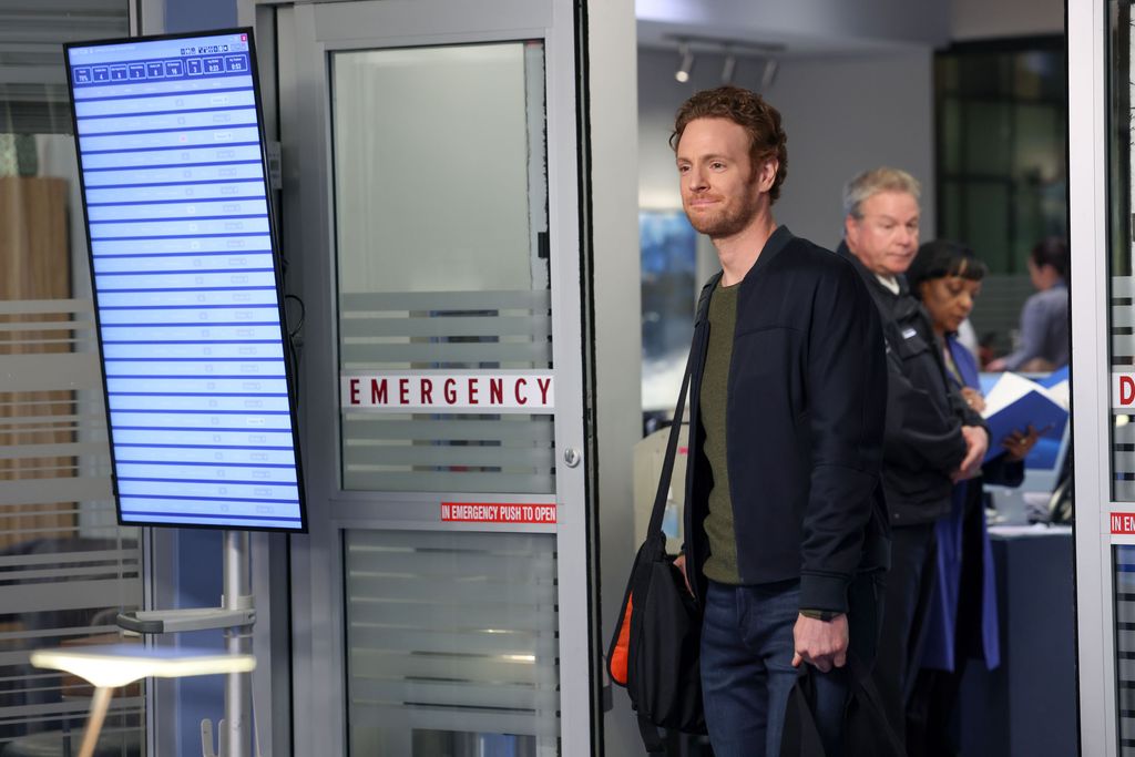 Nick Gehlfuss as Will Halstead on Chicago Med season 8, 2023