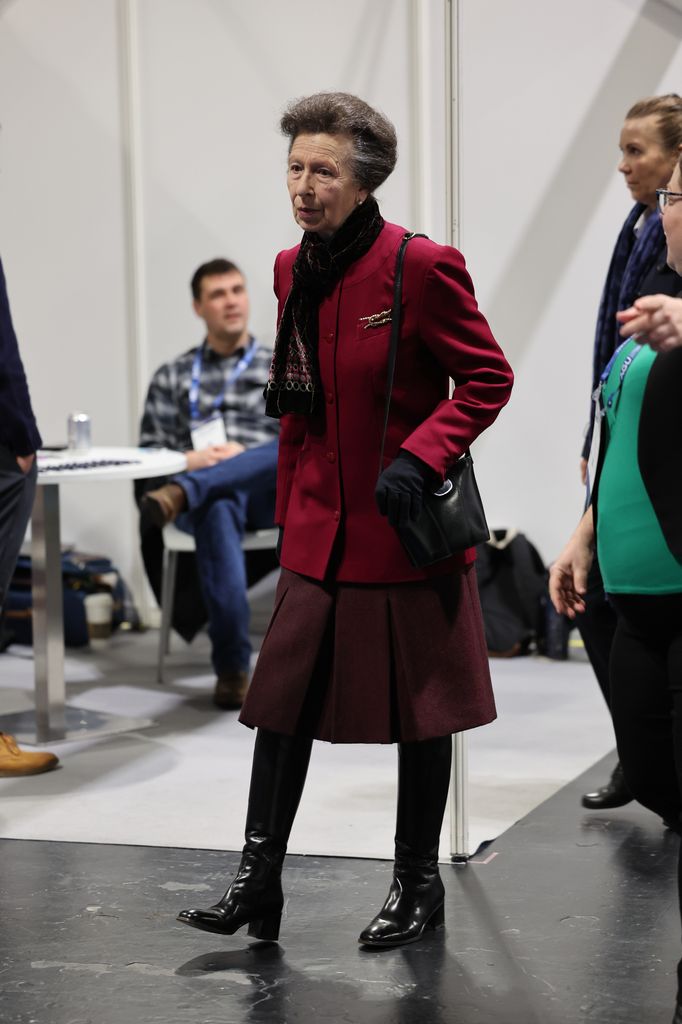 La princesse royale lors de sa visite à la réunion des sciences océaniques de l'American Geophysical Union  