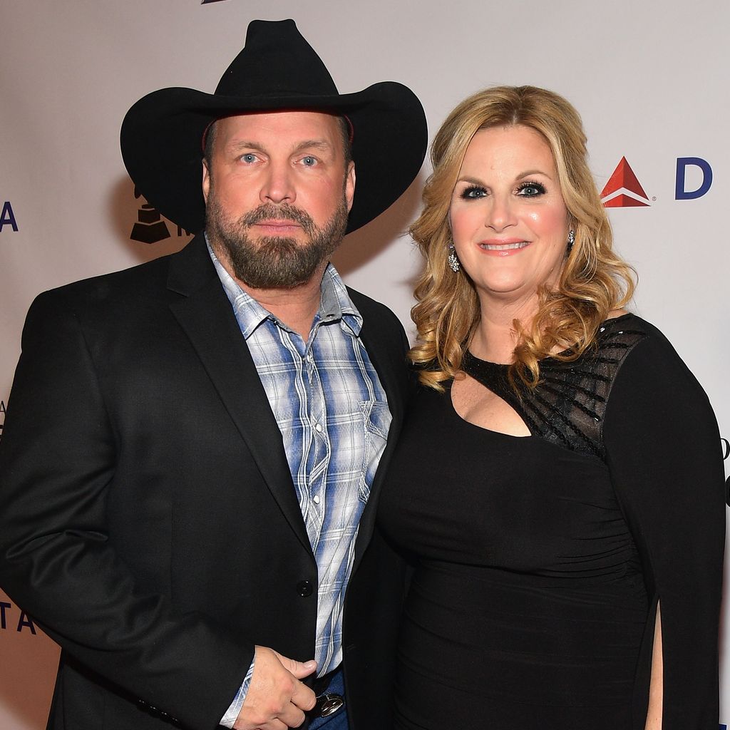 Garth Brooks and Trisha Yearwood attend MusiCares Person of the Year honoring Dolly Parton at Los Angeles Convention Center on February 8, 2019 in Los Angeles, California