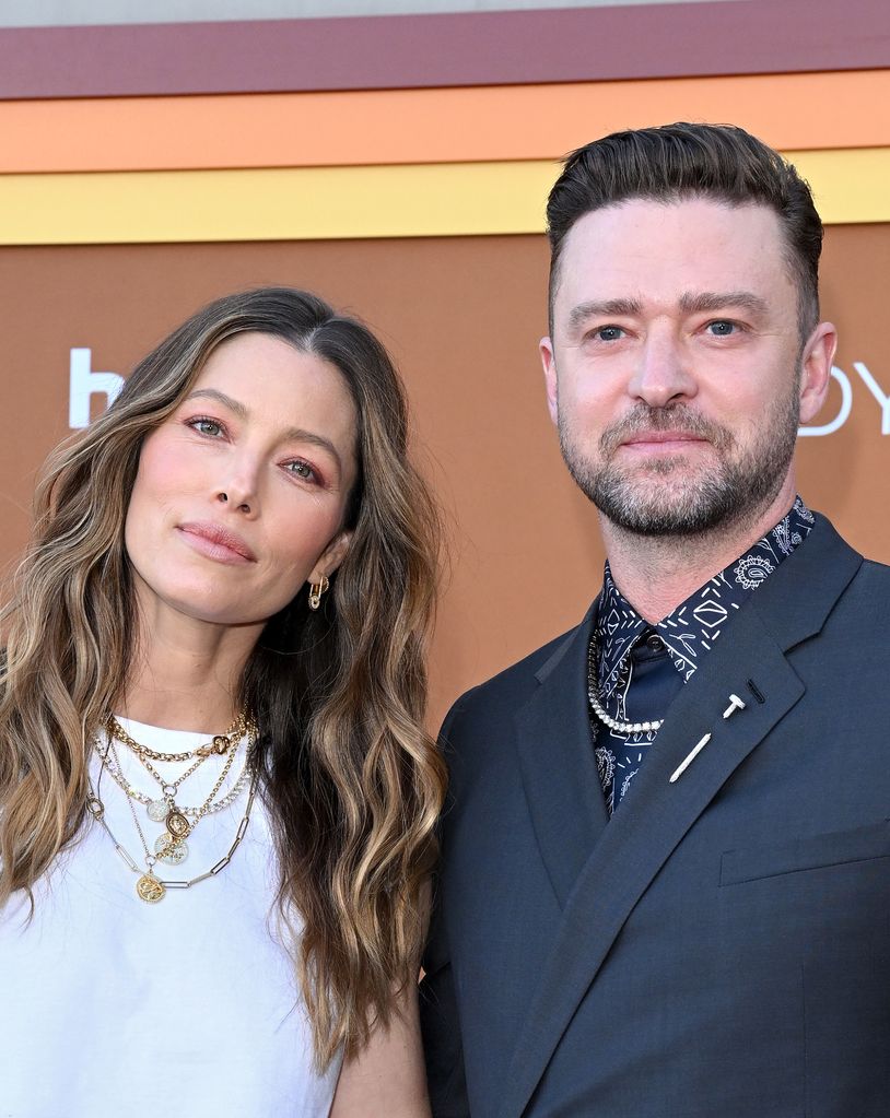 LOS ANGELES, CALIFORNIA - MAY 09: Jessica Biel and Justin Timberlake attend the Los Angeles Premiere FYC Event for Hulu's "Candy" at El Capitan Theatre on May 09, 2022 in Los Angeles, California. (Photo by Axelle/Bauer-Griffin/FilmMagic)