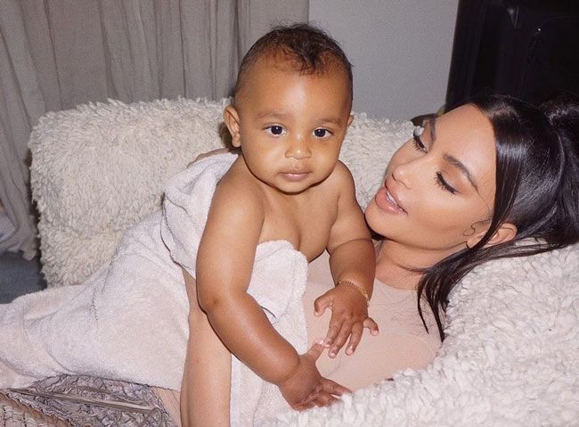 kim kardashian with psalm