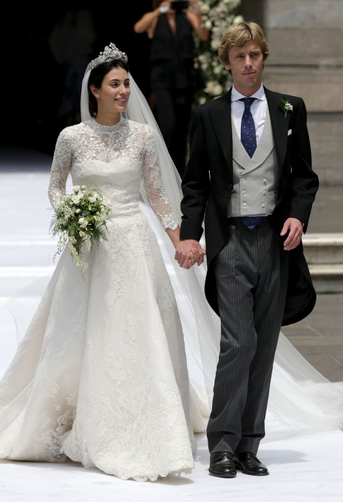 Alessandra de Osma and husband Christian of Hanover on their wedding day