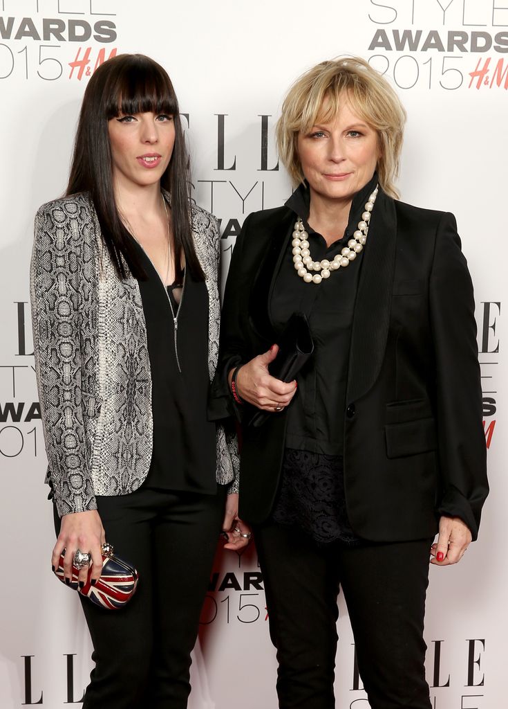 Ella Edmondson and Jennifer Saunders at an awards ceremony