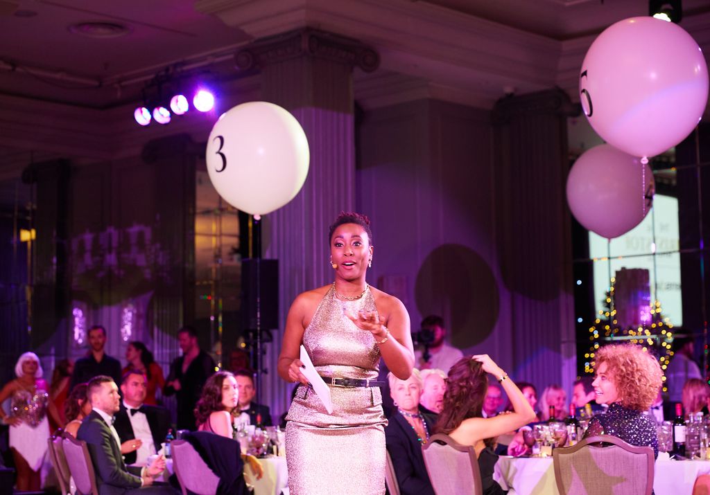 Scarlette hosting a Teens Unite event 