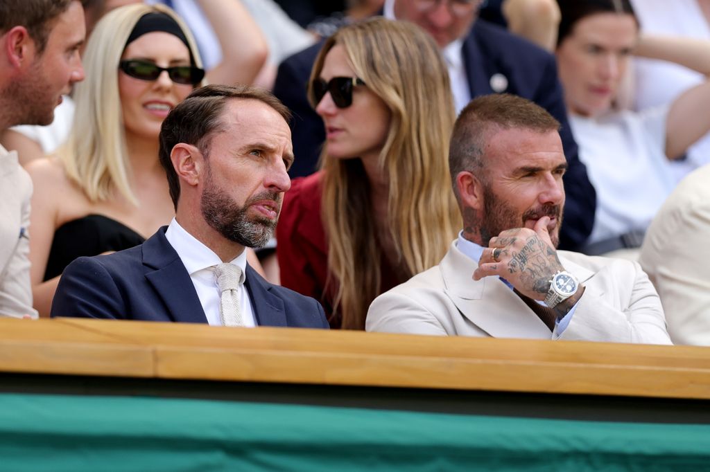 Sir Gareth Southgate and Sir David Beckham 