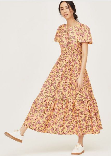 thought floral prairie dress