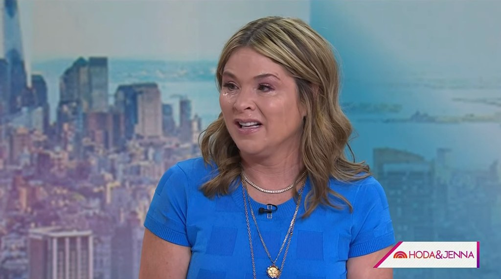 Jenna Bush Hager was in tears as Hoda spoke about her departure on the Fourth Hour