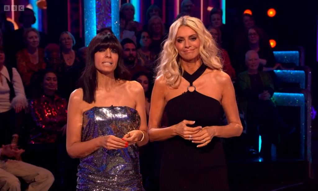 Tess Daly and Claudia Winkleman on Strictly weekly 11