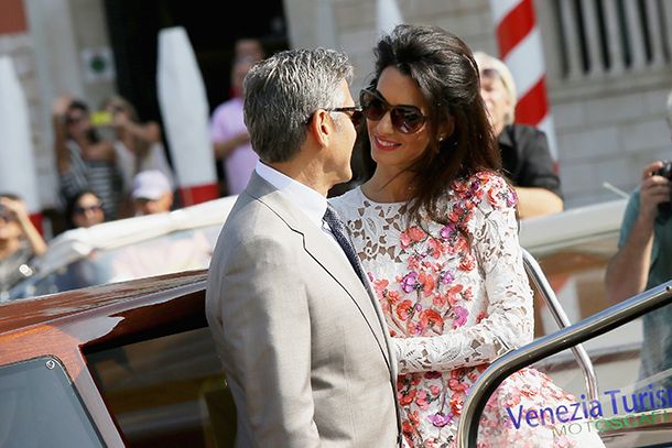 George Clooney and Amal Alamuddin rings