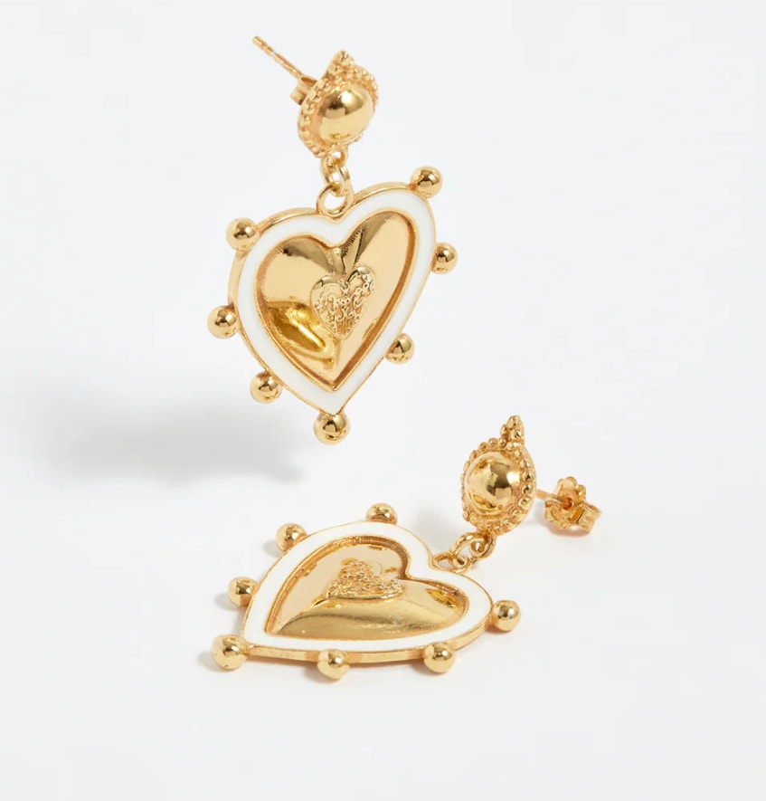Sicilian Heart Earrings by soru