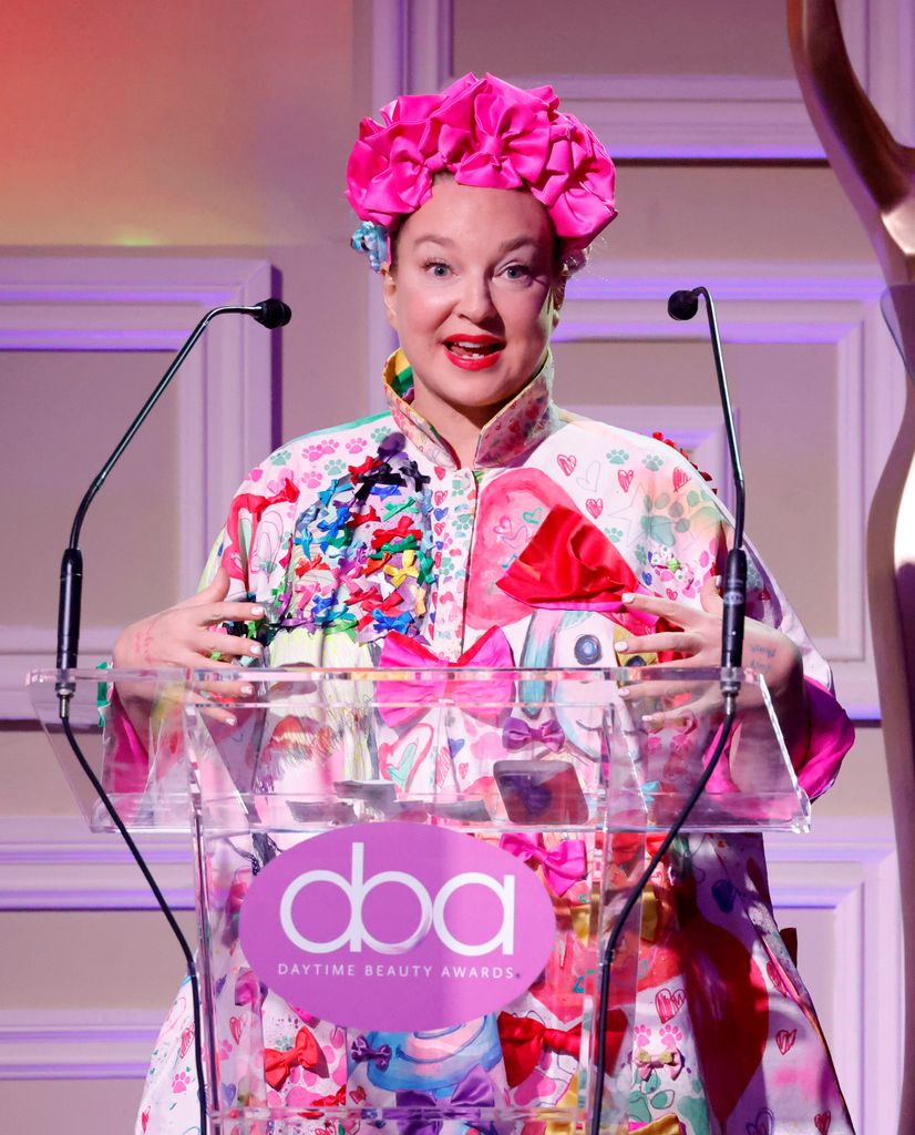 Sia speaks onstage during the 5th Daytime Beauty Awards 