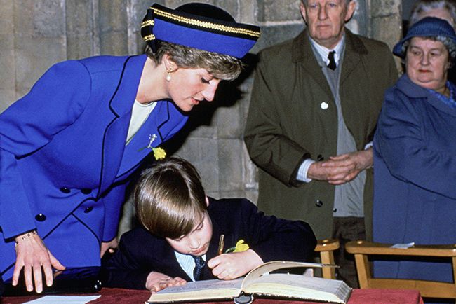 prince william signing guestbook