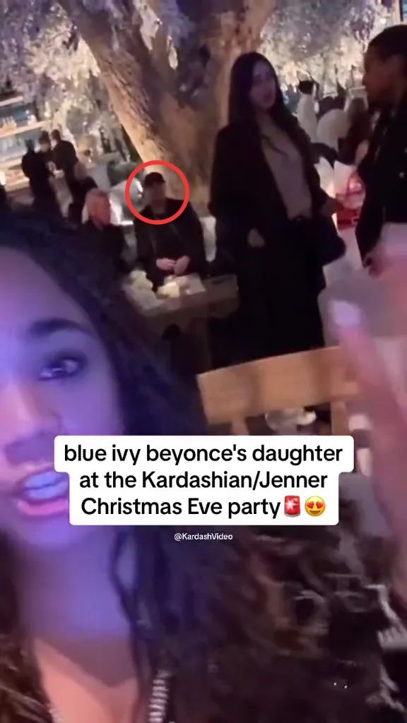 Beyonce's daughter Blue Ivy spotted at the Kardashian-Jenner Christmas party
