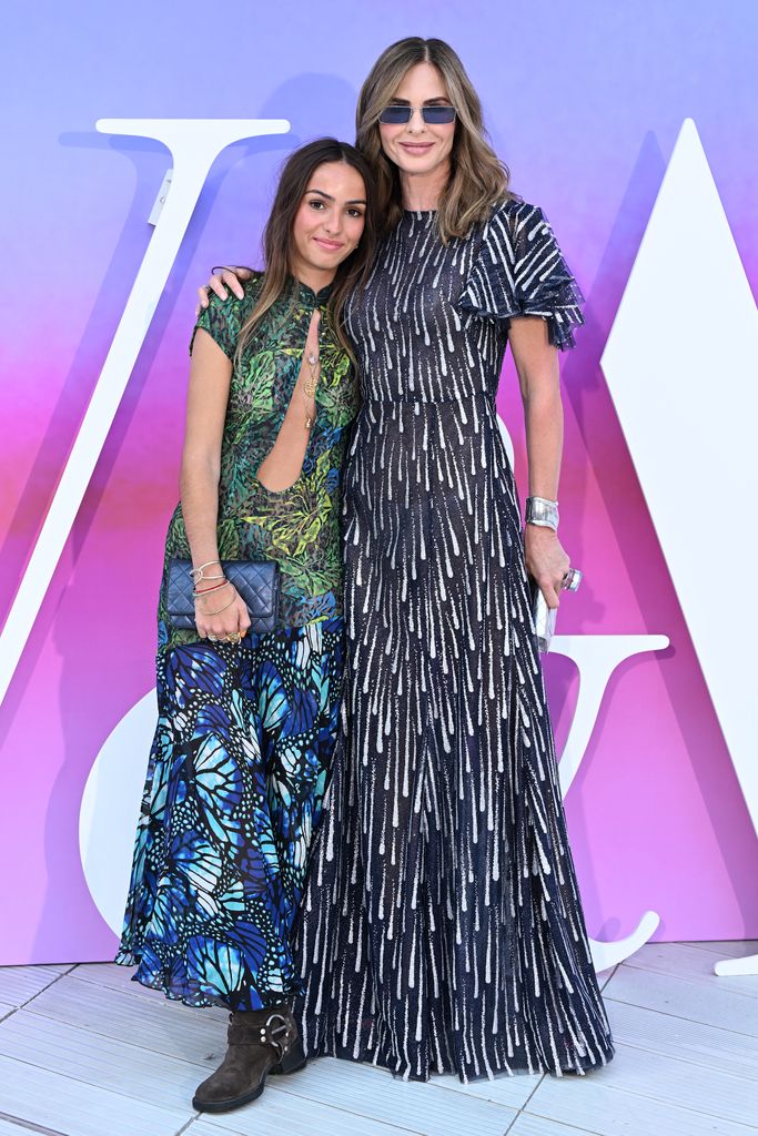 trinny woodall and daughter lyla at summer party