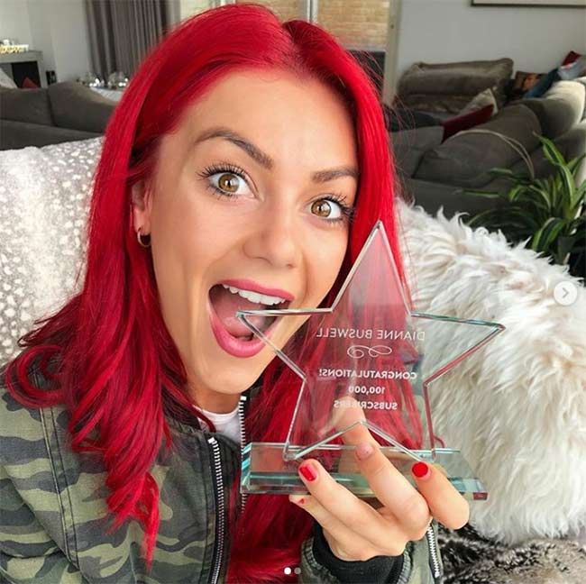 Dianne Buswell youtube trophy