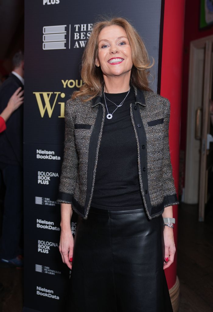 Adele Parks attending the Nielsen BookData Bestseller Awards at Ham Yard Hotel, central London. Picture date: Monday January 20, 2025. (Photo by Yui Mok/PA Images via Getty Images)