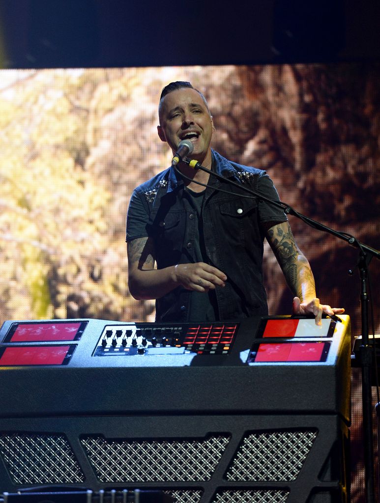 Keith Urban keyboardist Nathan Barlowe performs during the 2016 iHeartCountry Festival at The Frank Erwin Center on April 30, 2016 in Austin, Texas