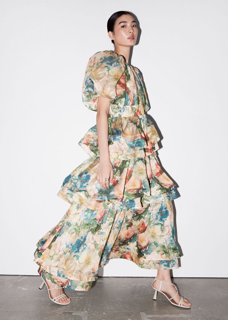 & other stories floral dress